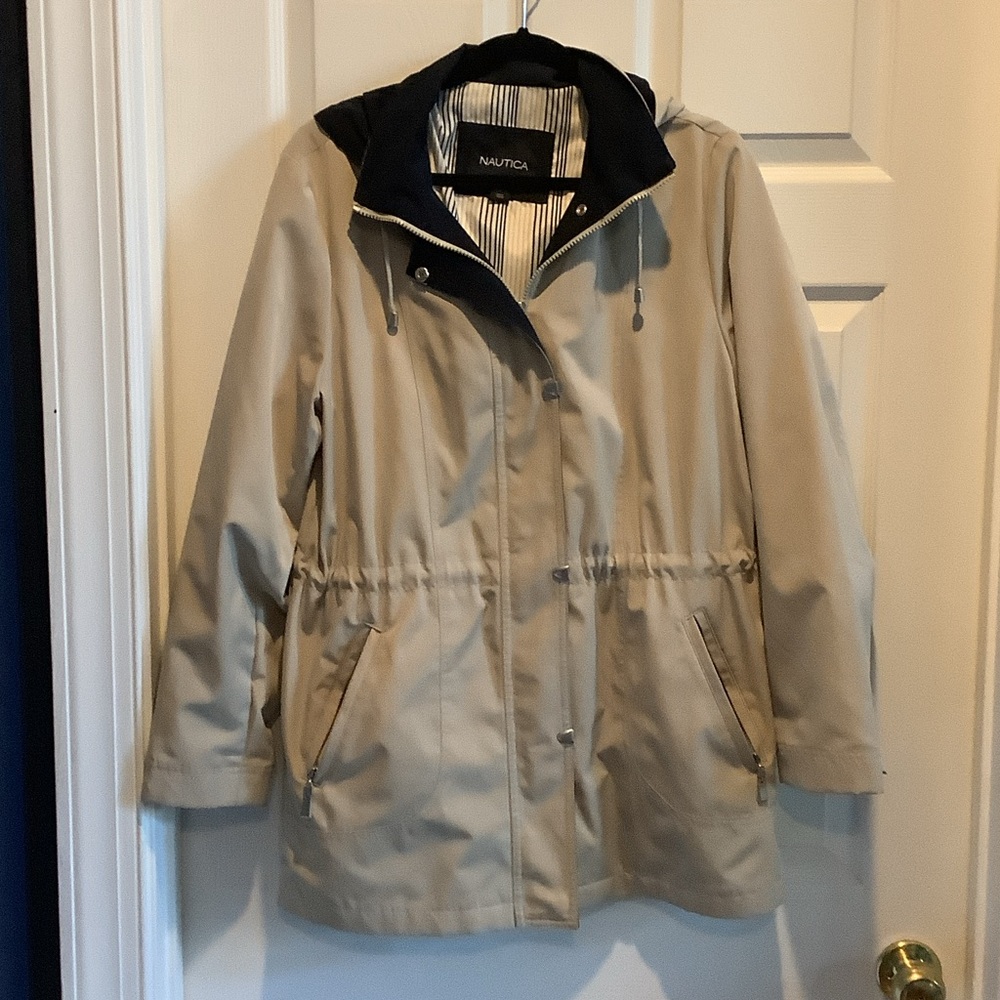 Nautica Women's Beige Utility Jacket